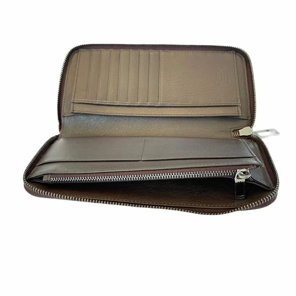 Tod's Italy Leather Zip‎ Around Race Wallet XAMMCLA1400TICS606